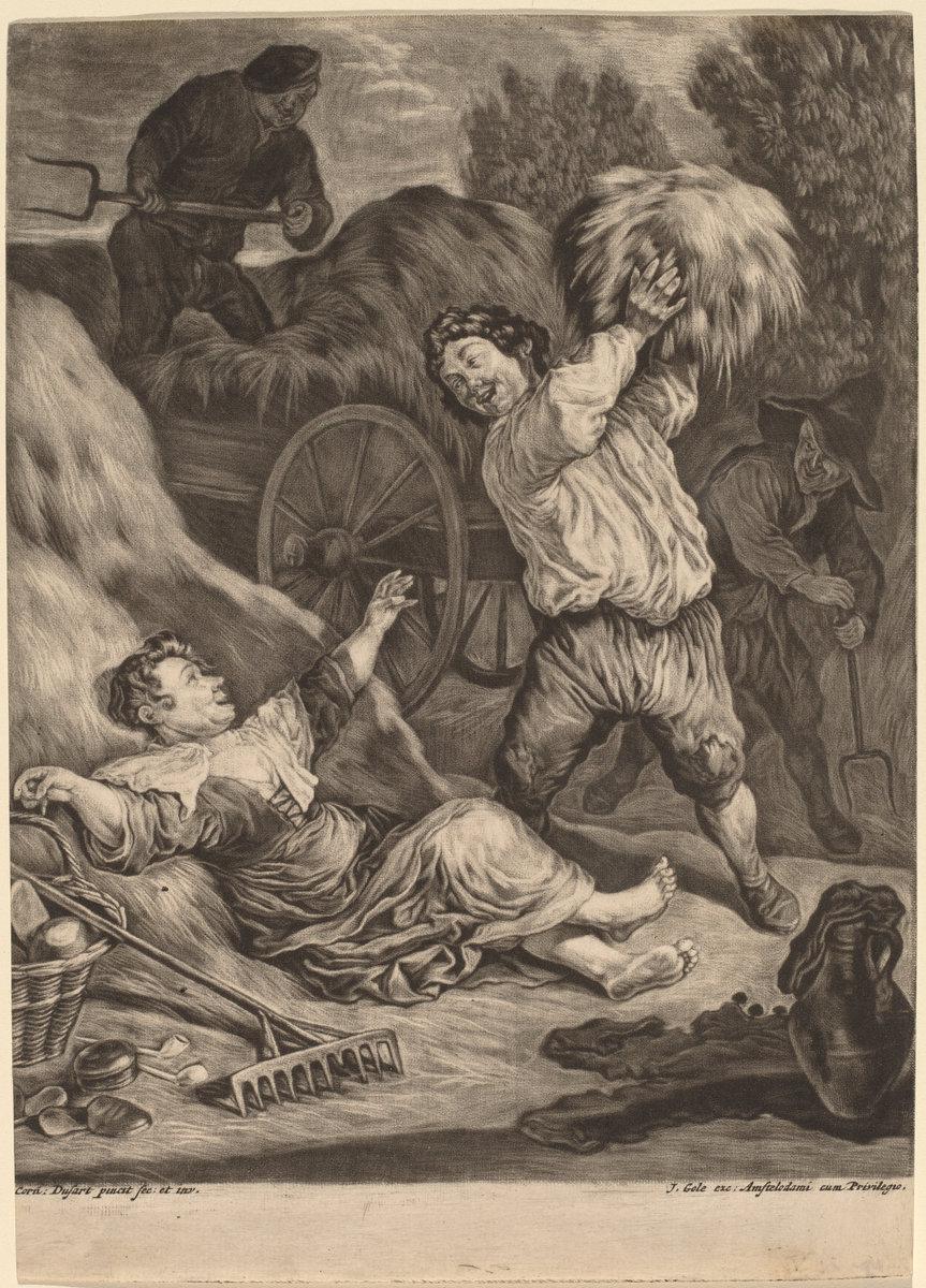 Cornelis Dusart:July,16x12"(A3) Poster