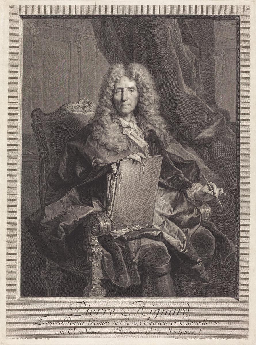 Cornelis Vermeulen after Pierre Mignard I:Pierre Mignard,16x12"(A3) Poster