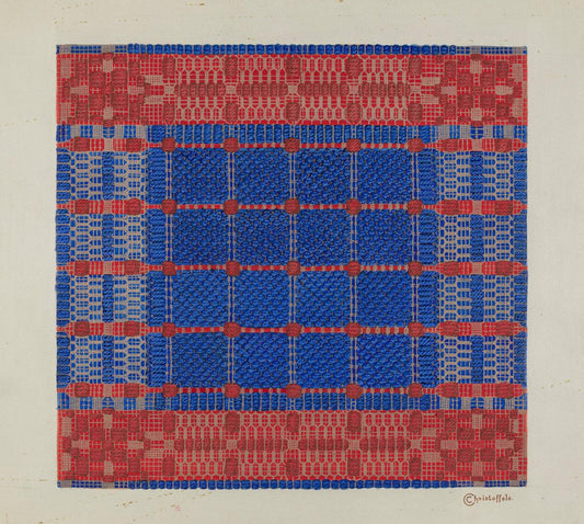 Cornelius Christoffels:Coverlet (Section),16x12"(A3) Poster