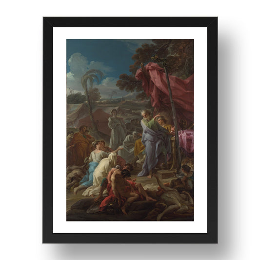 Corrado Giaquinto: The Brazen Serpent, Poster in 17x13"(A3) Frame