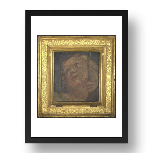 Correggio: Head of an Angel (1), Poster in 17x13"(A3) Frame
