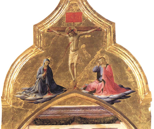 Cortona Polyptych (detail 1), vintage artwork by Fra Angelico, A3 (16x12") Poster Print