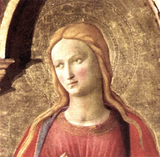 Cortona Polyptych (detail 5), vintage artwork by Fra Angelico, A3 (16x12") Poster Print