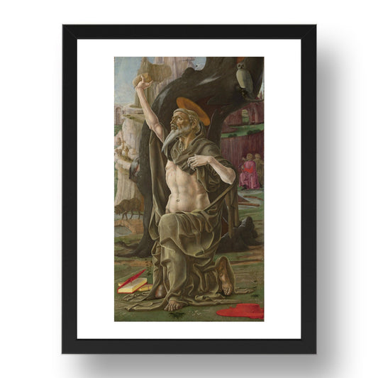 Cosimo Tura: Saint Jerome, Poster in 17x13"(A3) Frame