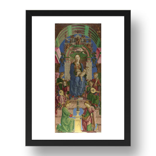 Cosimo Tura: The Virgin and Child Enthroned, Poster in 17x13"(A3) Frame