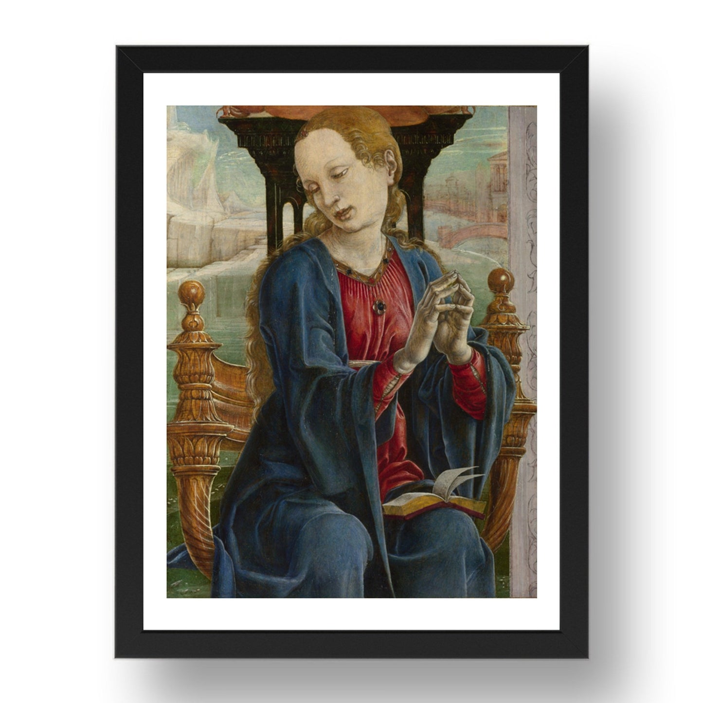 Cosimo Tura: The Virgin Annunciate, Poster in 17x13"(A3) Frame