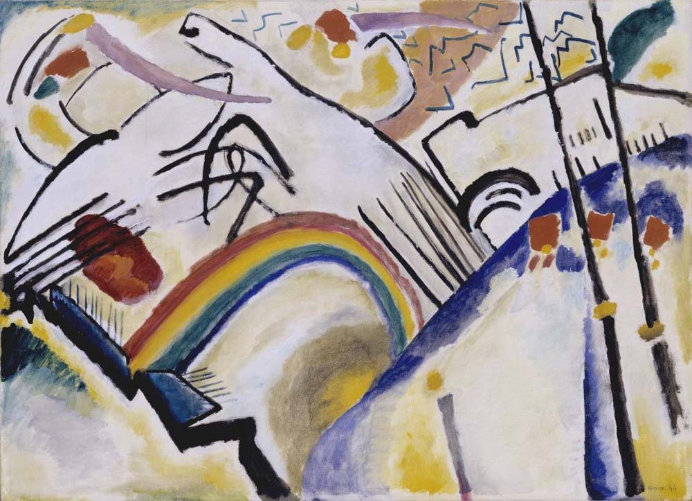 Cossacks - 1910 - 1911 by Wassily Kandinsky, 23x16"( A2 size ) Poster Print