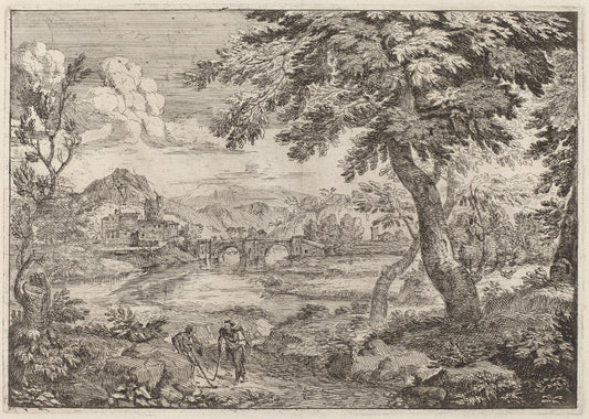 Crescenzio Onofri:Double Arched Bridge,16x12"(A3) Poster