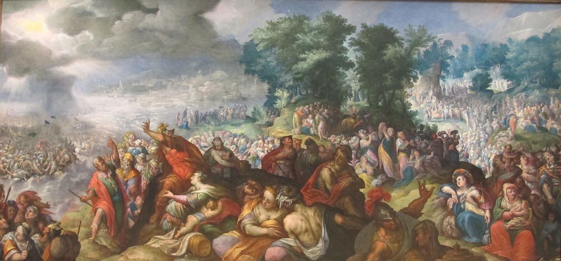 Crossing the Sea, vintage artwork by Frederik van Valckenborch, A3 (16x12") Poster Print