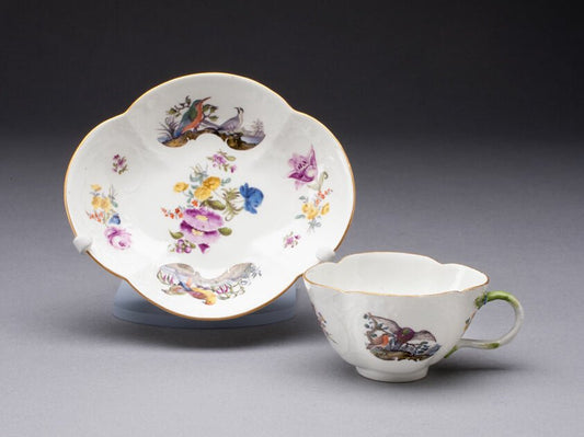 Cup and Saucer by  Meissen Porcelain Manufactory, 23x16"( A2 size) Poster Print