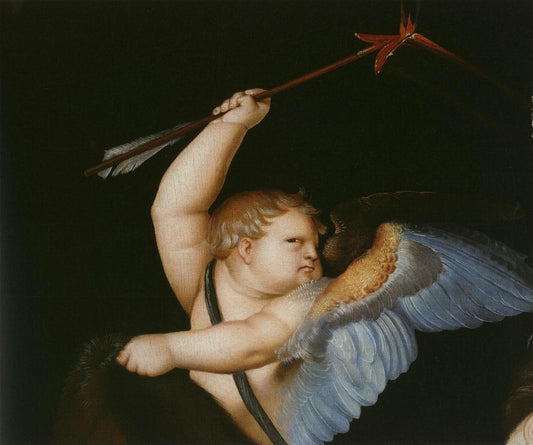 Cupido (fragment), vintage artwork by Hans Baldung, A3 (16x12") Poster Print