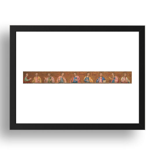 Dalmatian: Christ and Eight Apostles: Predella, Poster in 17x13"(A3) Frame