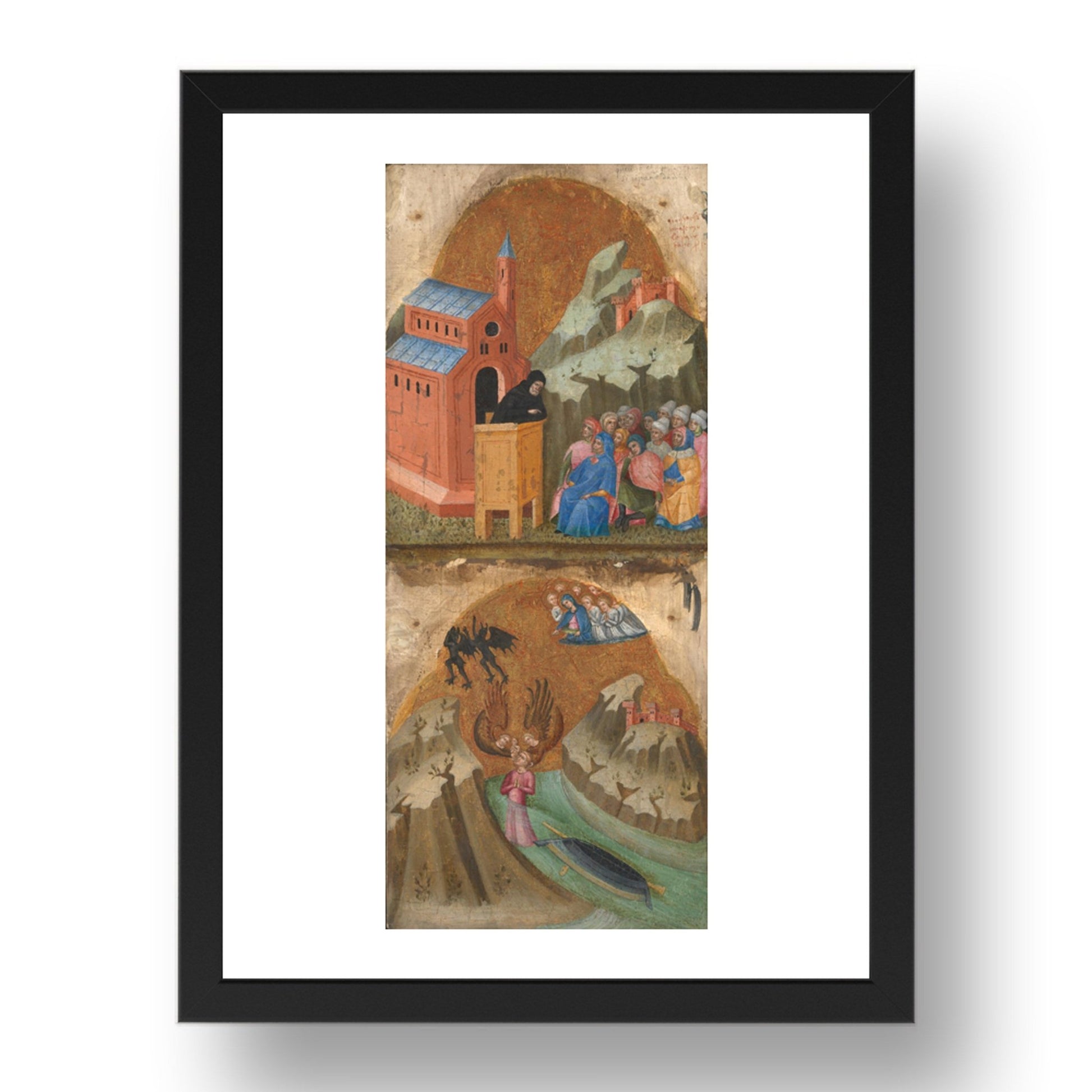 Dalmatian: Helsinus Preaching; The Canon restored to Life, Poster in 17x13"(A3) Frame