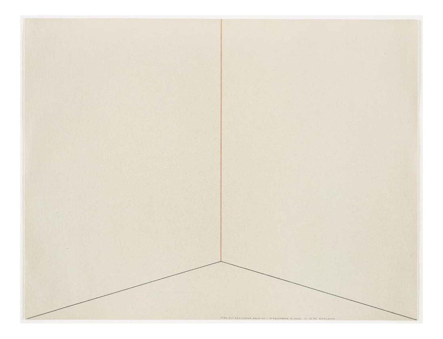 Dan Flavin - Pink out of a Corner from No. 1 of December 19, 1963, 16x12" (A3) Poster Print