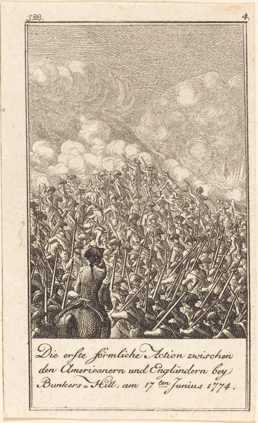 Daniel Nikolaus Chodowiecki:The History of the United States,16x12"(A3) Poster