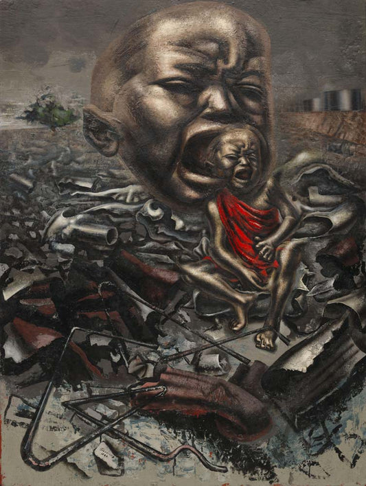David Alfaro Siqueiros - Echo of a Scream,vintage art, modern poster print