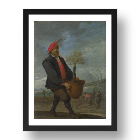 David Teniers the Younger: Spring, Poster in 17x13"(A3) Frame
