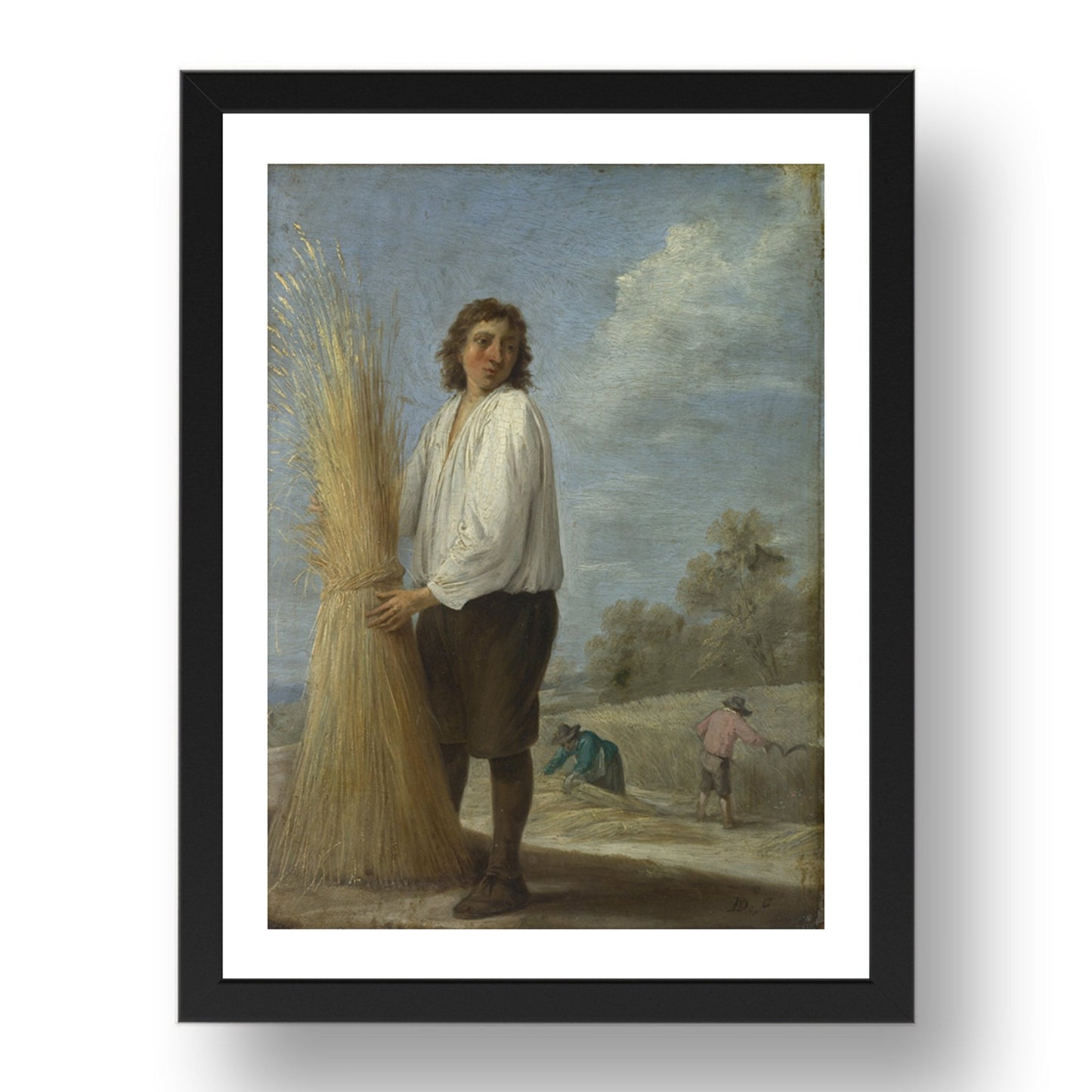 David Teniers the Younger: Summer, Poster in 17x13"(A3) Frame