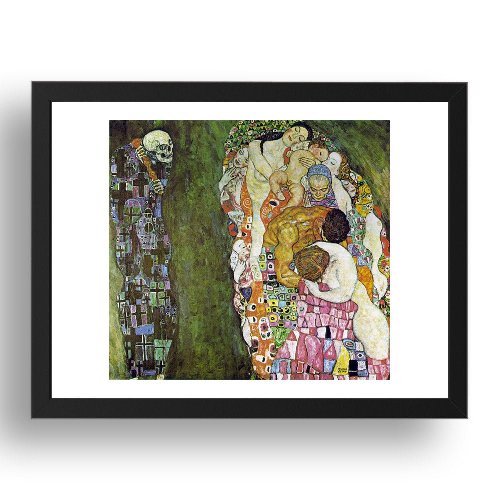 Death and Life 1908 1916 by Gustav Klimt, 17x13" Frame