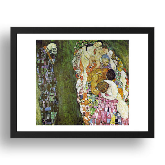 Death and Life 1908 1916 by Gustav Klimt, 17x13" Frame
