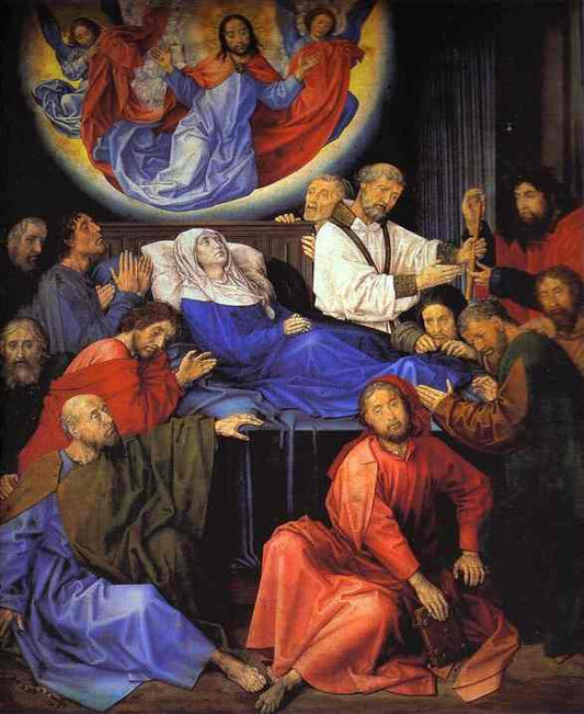 Death of the Virgin, vintage artwork by Hugo van der Goes, A3 (16x12") Poster Print