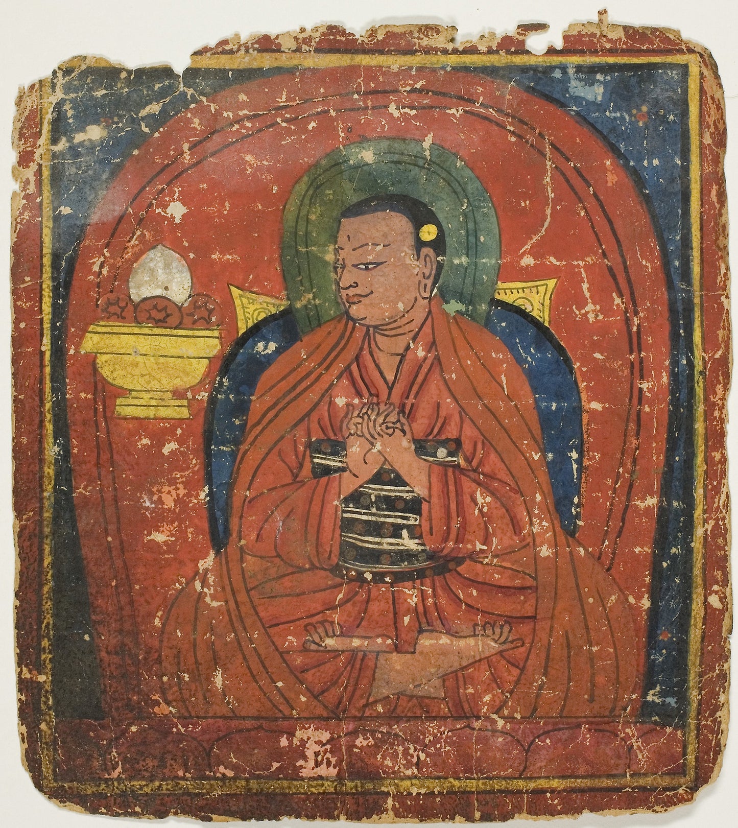 Image from a Set of Initiation Cards (Tsakali) -  Southern Tibet,  Poster Print Wall Art