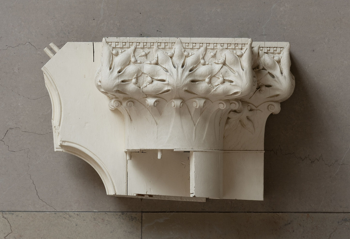 Auditorium Building: Column Capital and Portion of a Frieze: Adler & Sullivan, architects; American, 1883-1895, Poster Print Wall Art