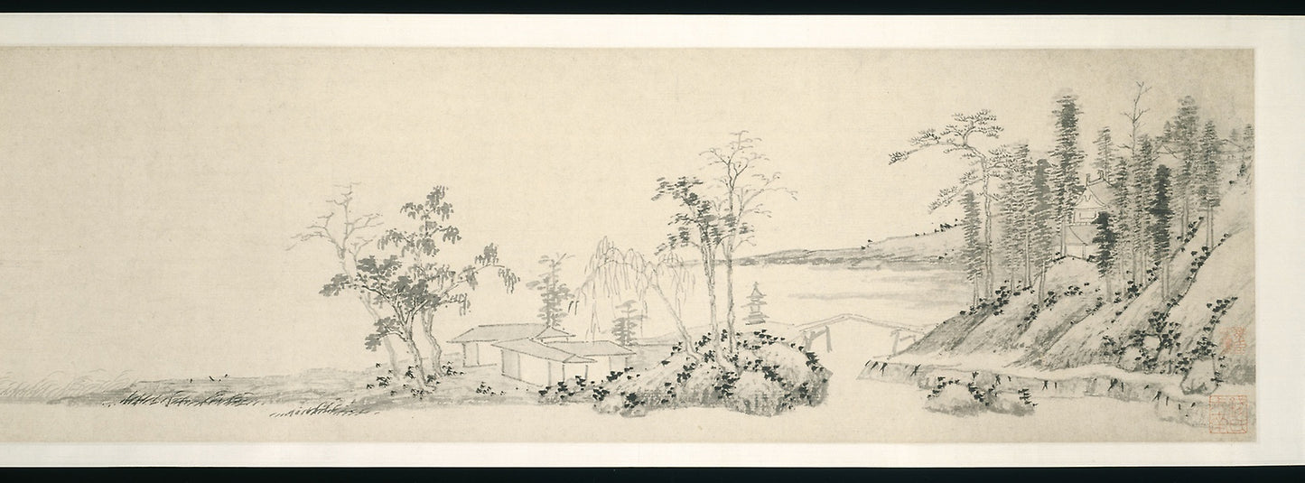 Return to Stone Lake -  Shen Zhou, ??,  Poster Print Wall Art