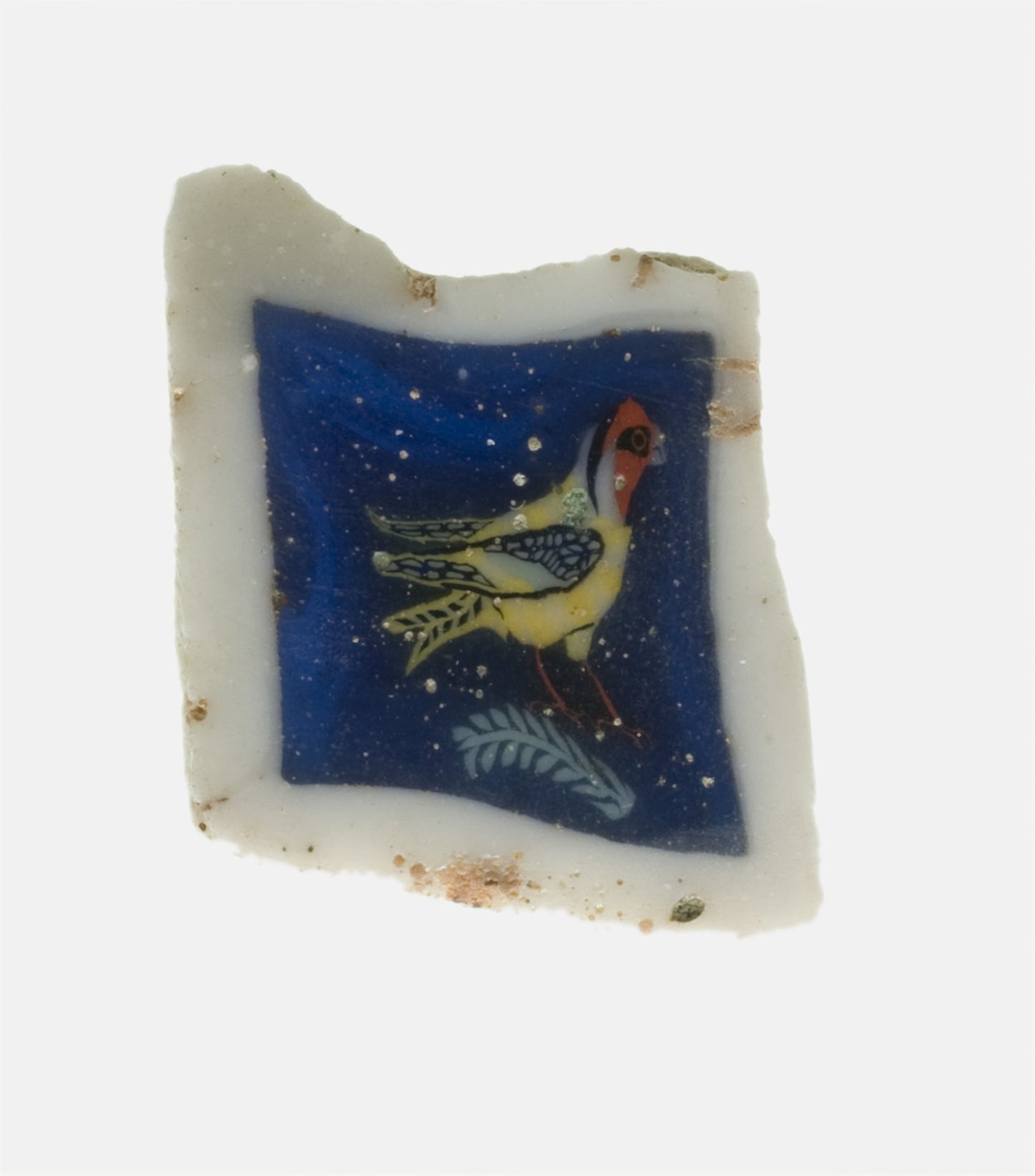 Fragment of an Inlaly Depicting a Bird -  Egyptian,  Poster Print Wall Art