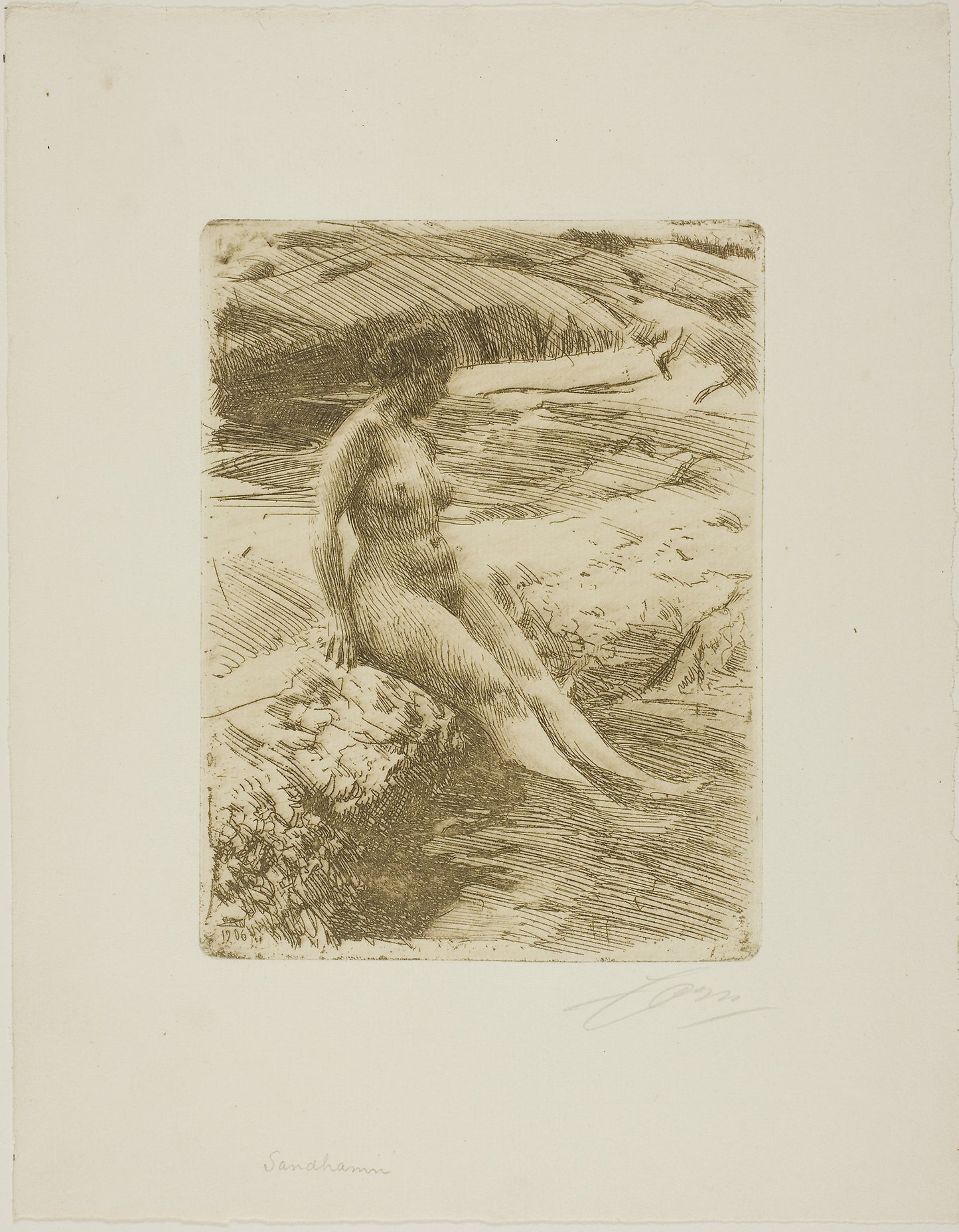 Sandhamn -  Anders Zorn,  Poster Print Wall Art