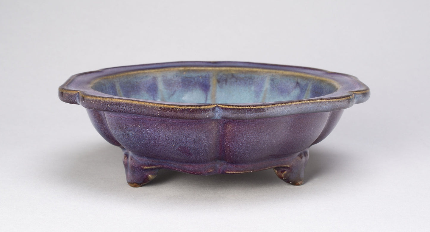 Lobed Basin for Flowerpot -  China,  Poster Print Wall Art