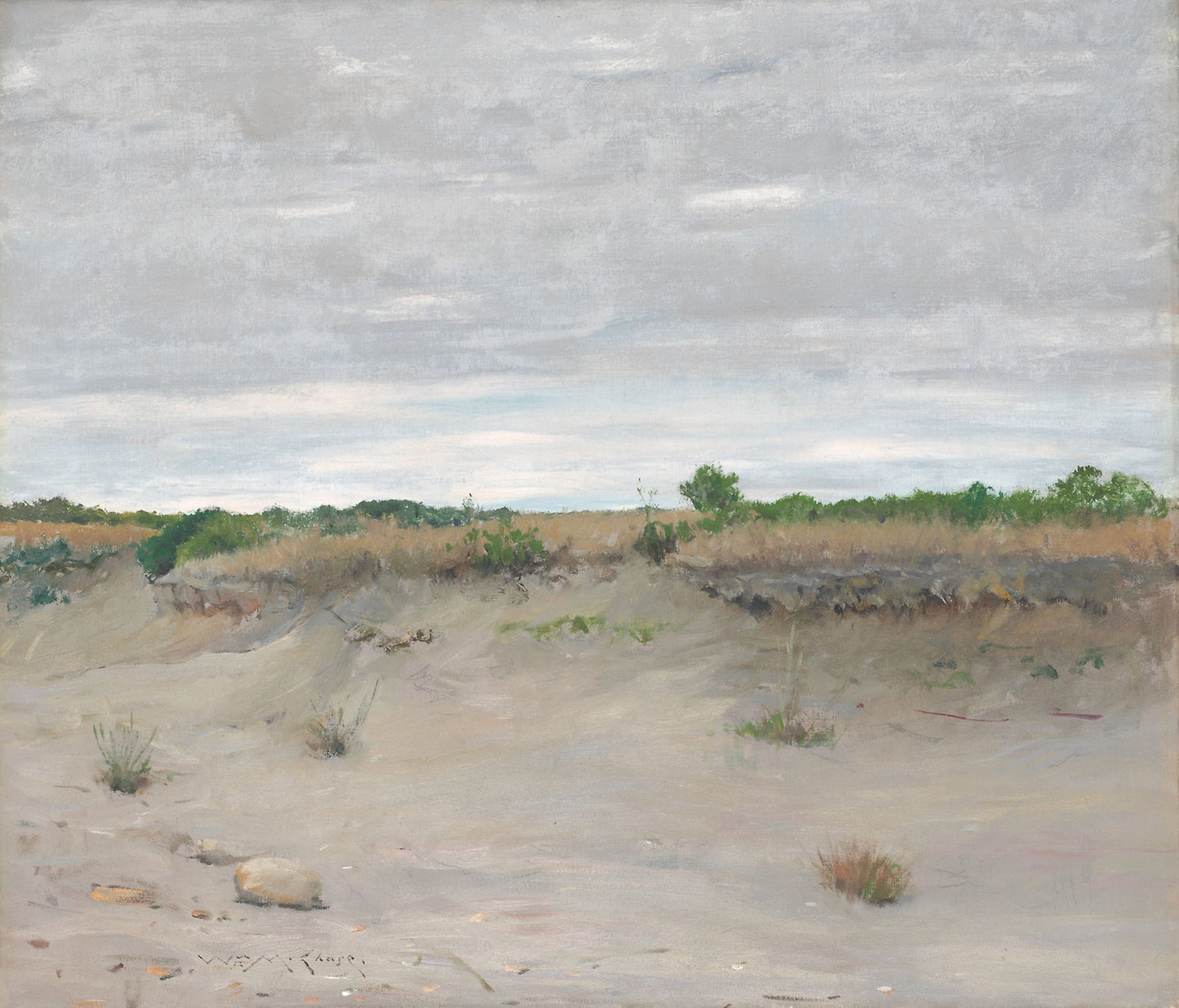 Wind-Swept Sands -  William Merritt Chase,  Poster Print Wall Art