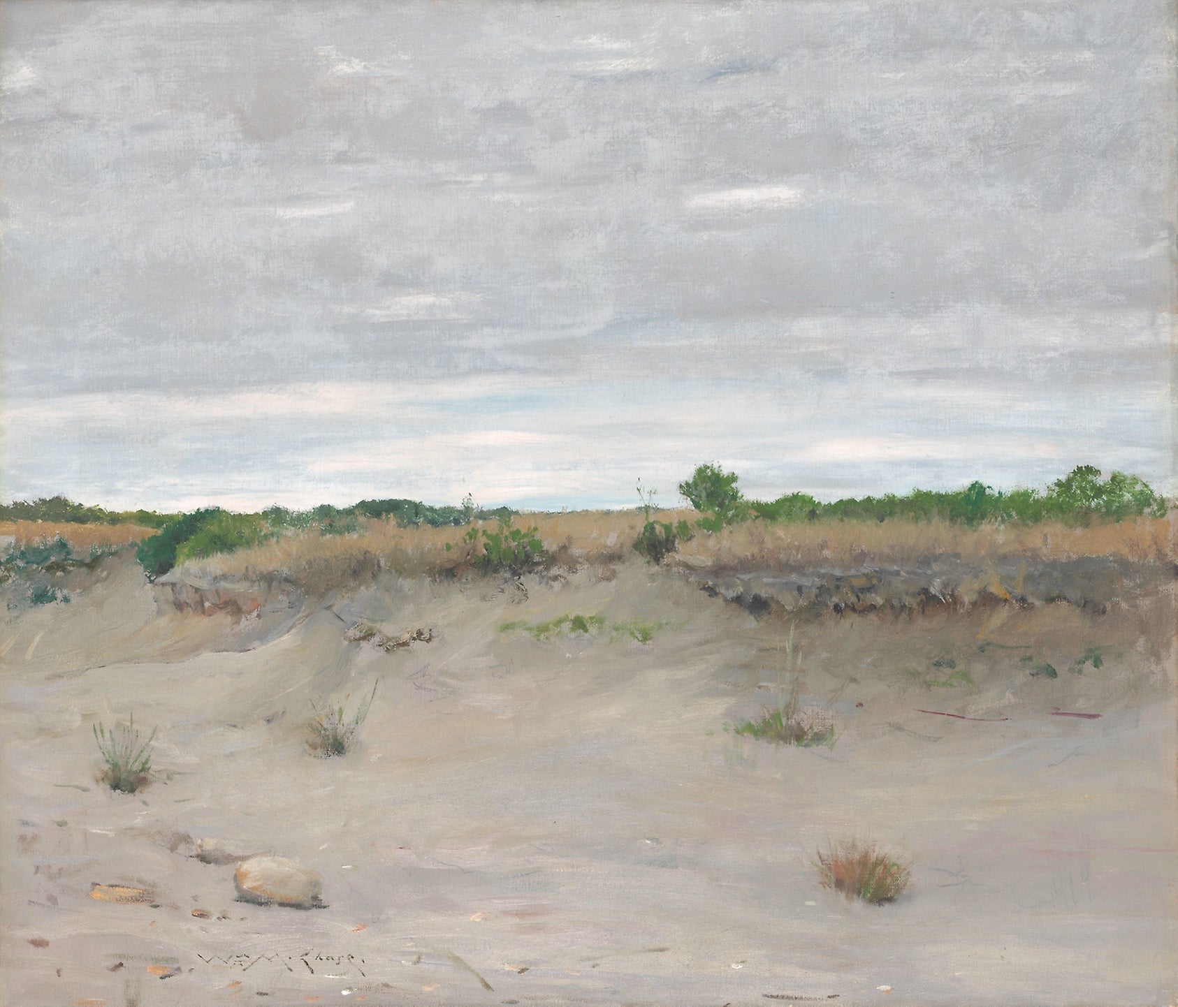 Wind-Swept Sands: William Merritt Chase,16x12"(A3) Poster