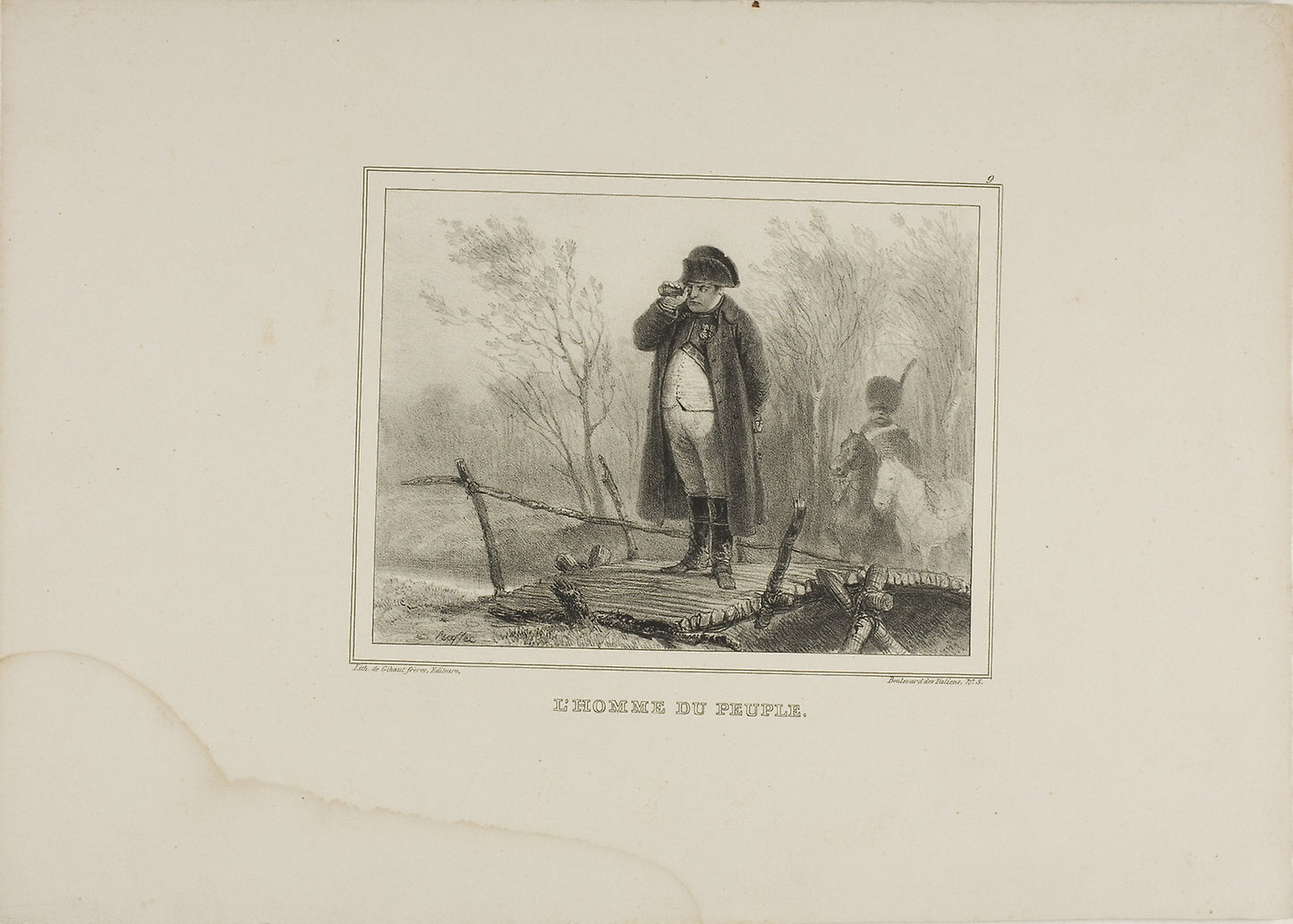 Man of the People -  Denis Auguste Marie Raffet (French, 1804-1860),  Poster Print Wall Art