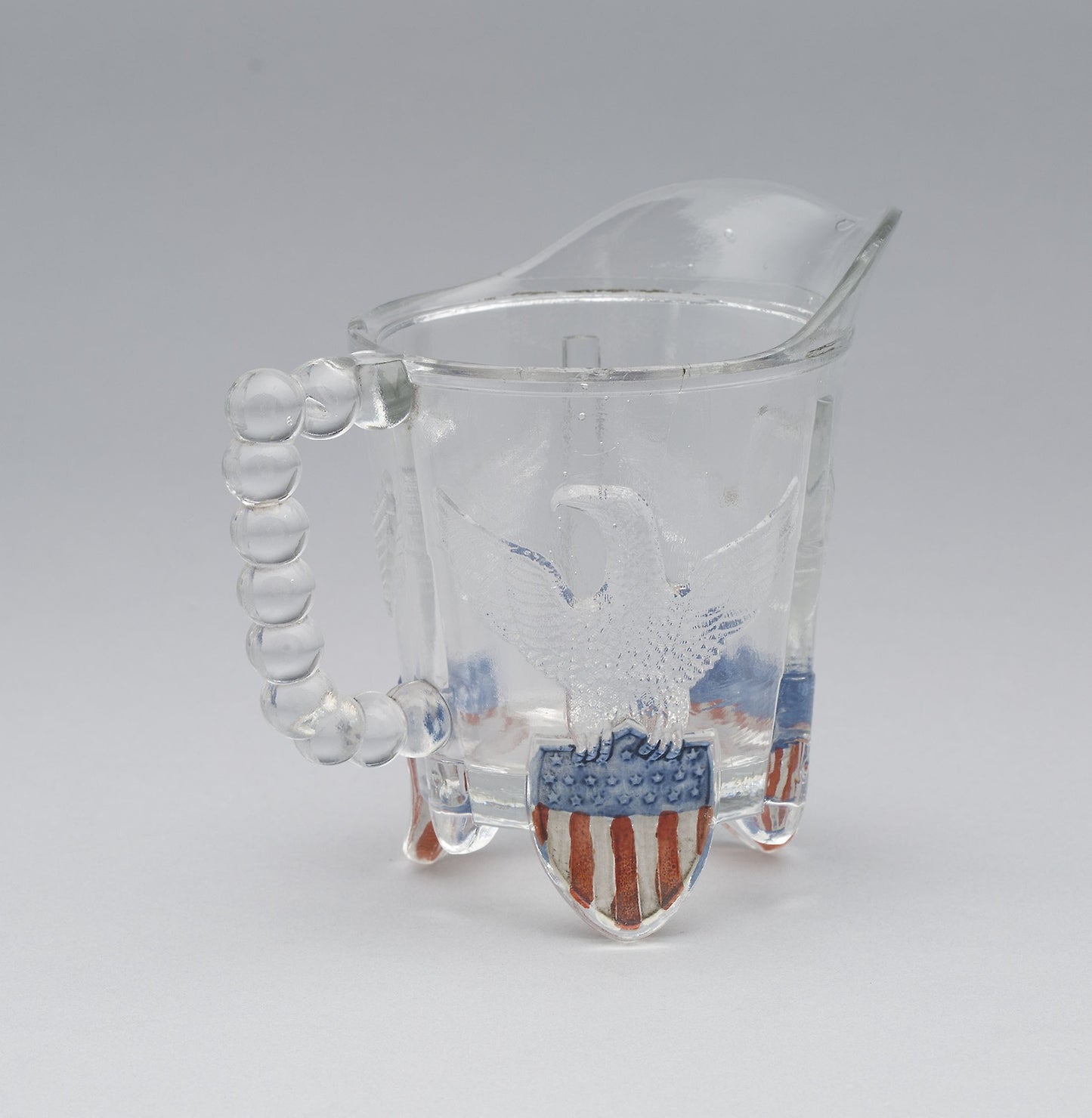 Bullet & Emblem pattern cream pitcher: Artist unknown, Poster Print Wall Art