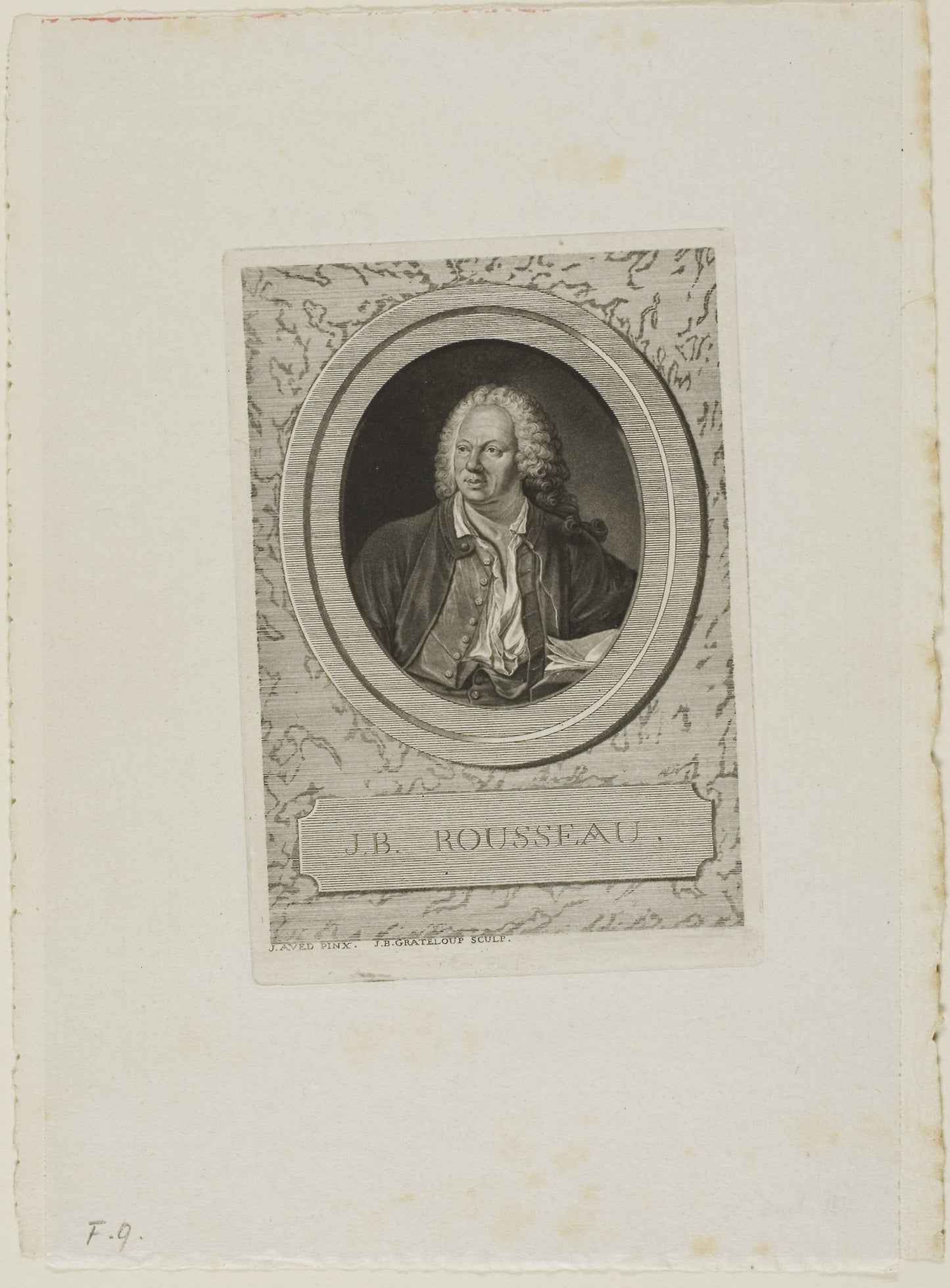 J-B. Rousseau -  Jean-Baptiste de Grateloup,  Poster Print Wall Art