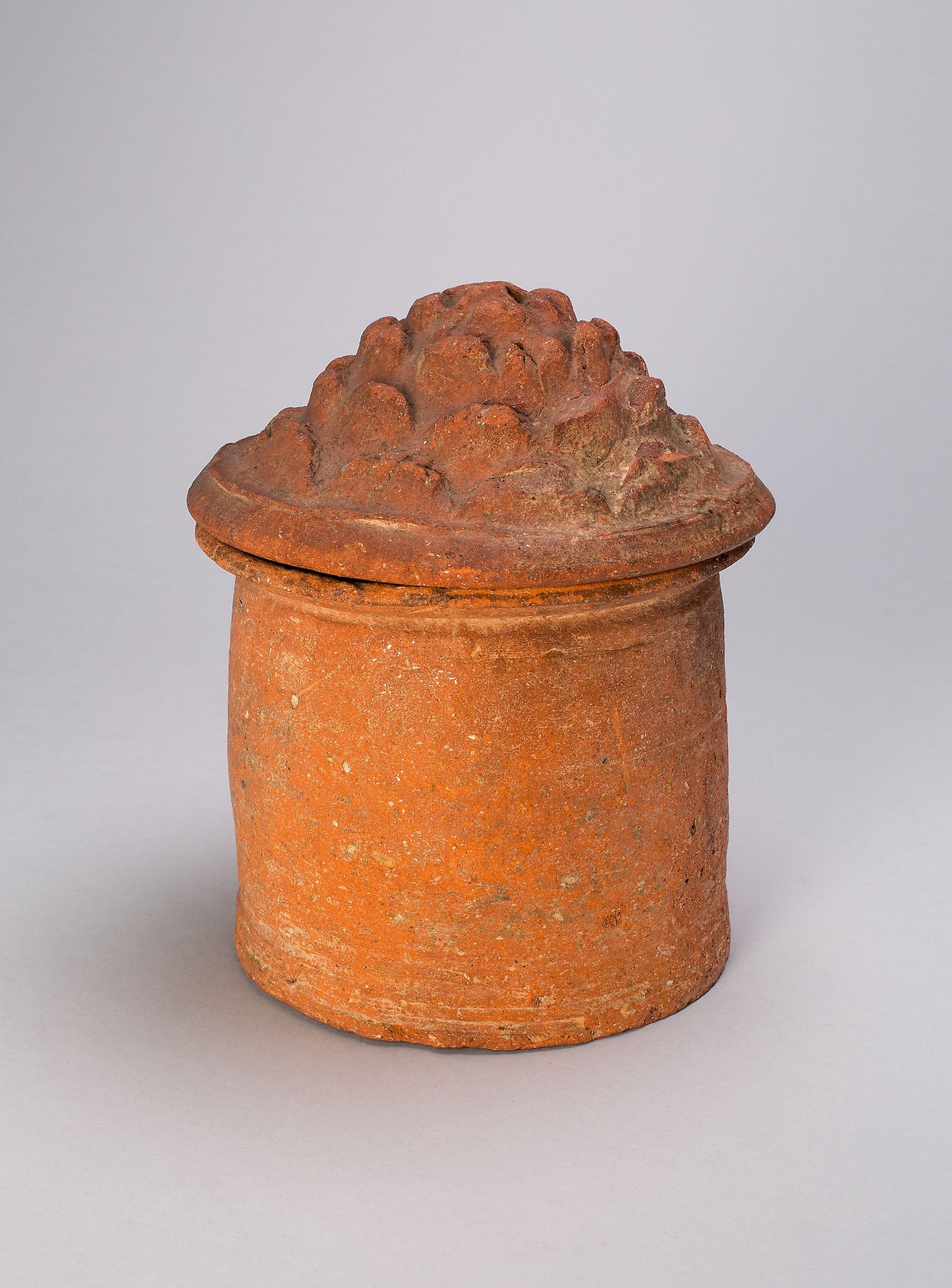 Cylindrical Jar with Mountain-Shaped Lid -  China,  Poster Print Wall Art