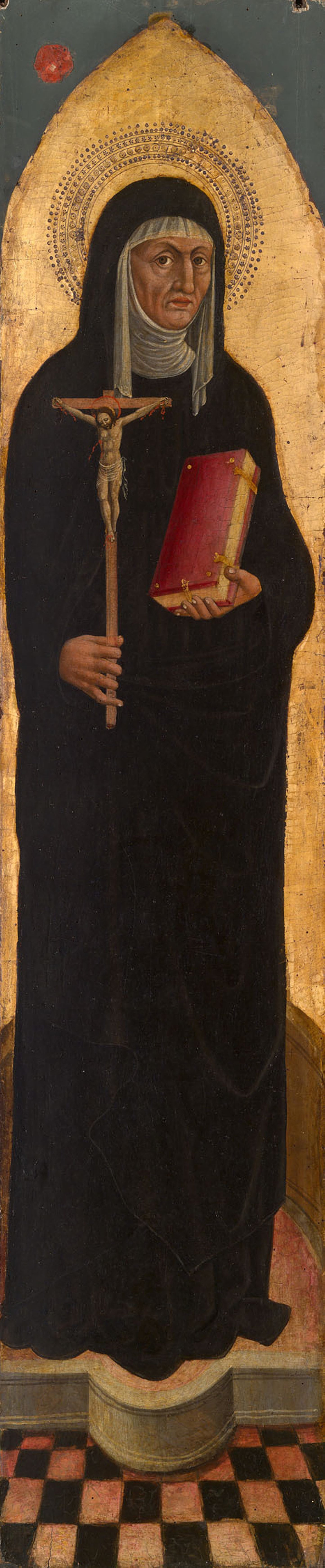 Saint Monica from an Augustinian altarpiece -  Italian, possibly Venice,  Poster Print Wall Art
