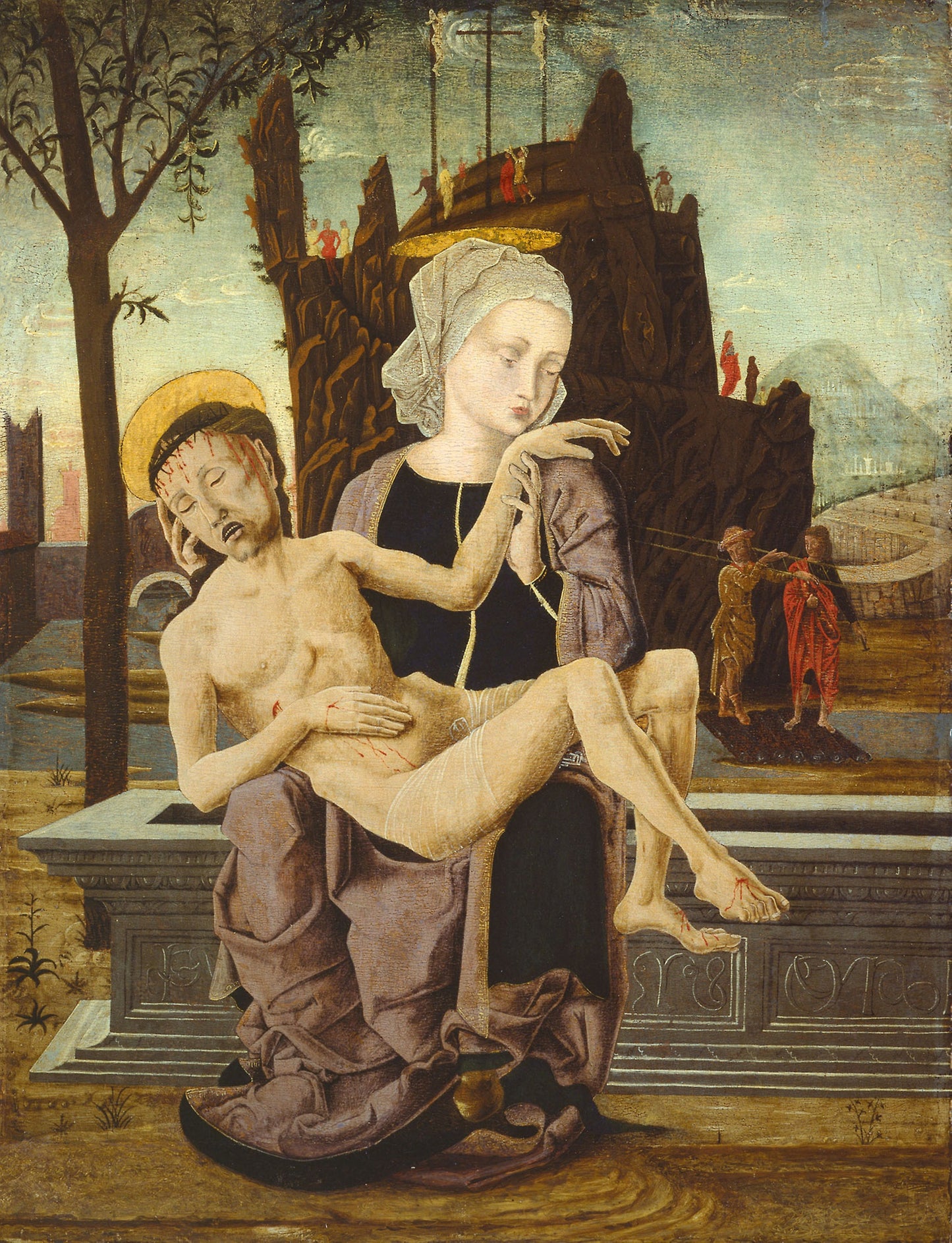 Pietà -  After Cosimo Tura,  Poster Print Wall Art
