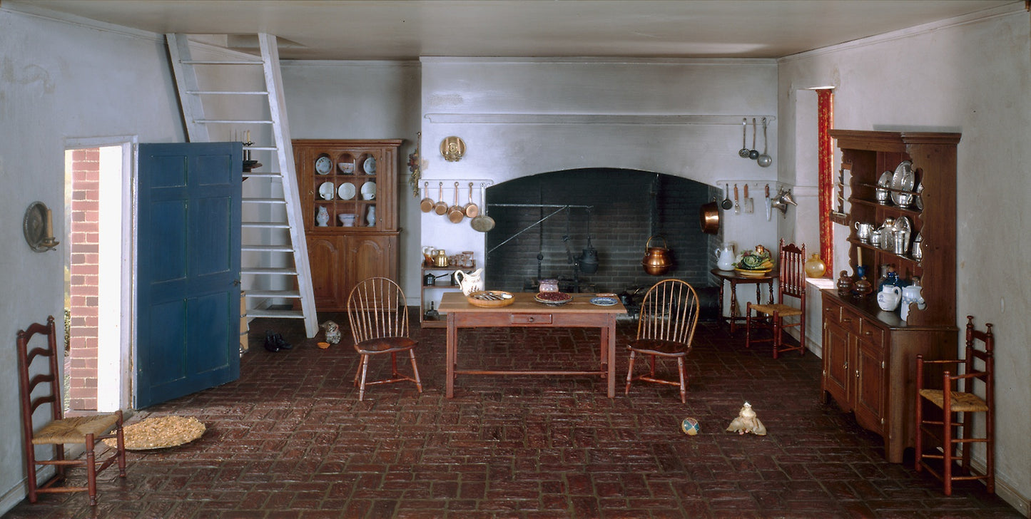 A27 -  Virginia Kitchen, 18th Century -  Mrs. James Ward Thorne,  Poster Print Wall Art
