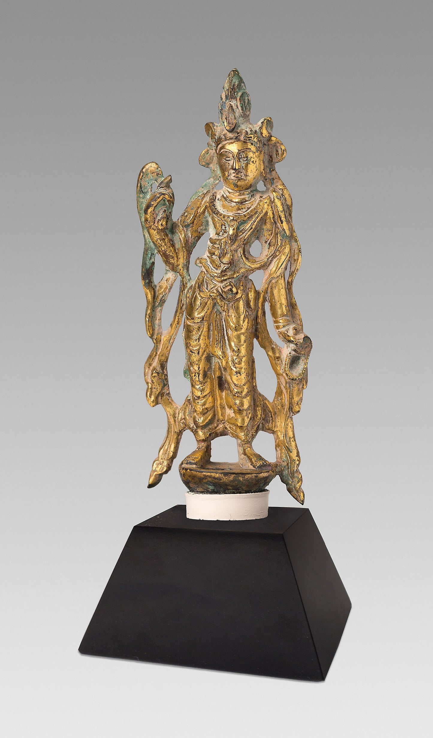 Bodhisattva in "Thrice Bent" Pose (Tribhanga) -  China,  Poster Print Wall Art