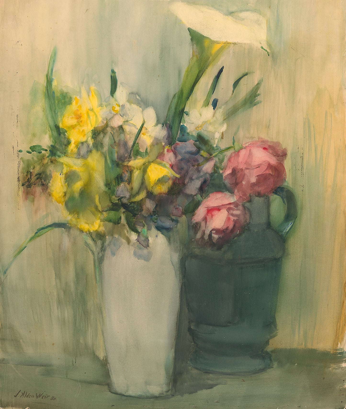 Flowers -  Julian Alden Weir,  Poster Print Wall Art