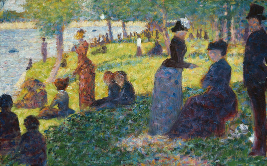 Oil Sketch for "La Grande Jatte": Georges Seurat,16x12"(A3) Poster