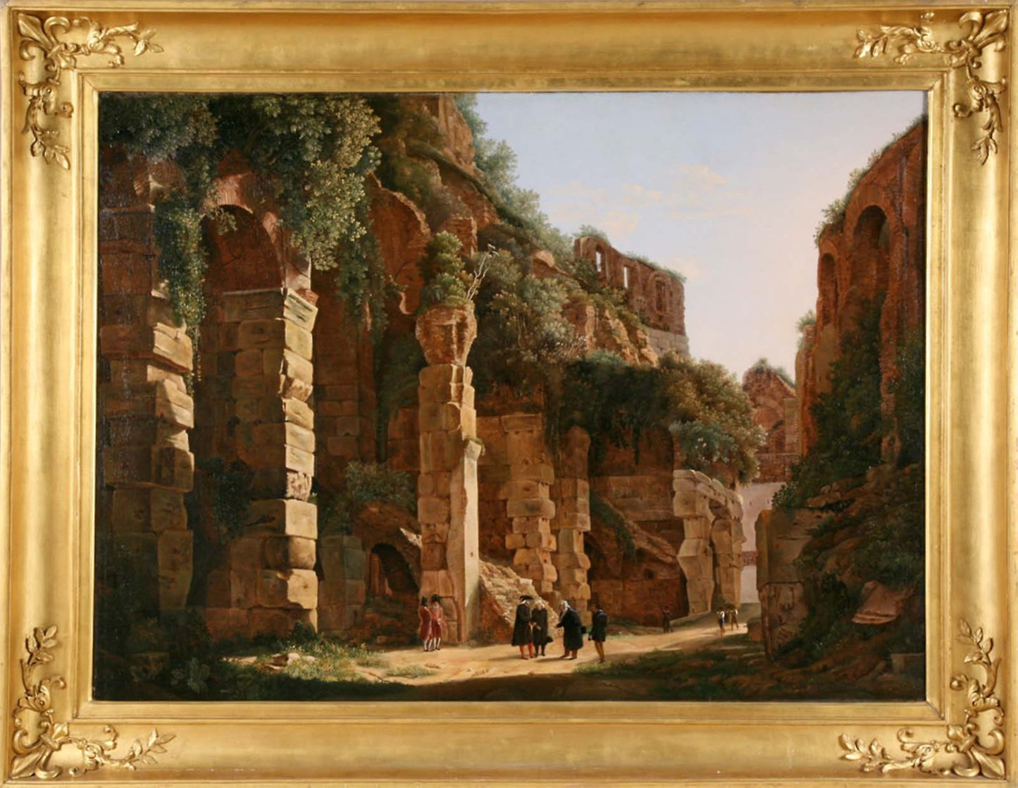 Inside the Colosseum -  Franz Ludwig Catel,  Poster Print Wall Art