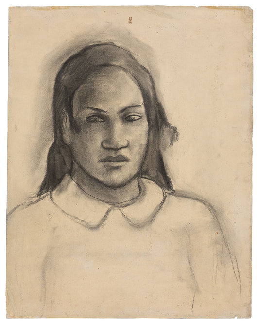 Portrait of Tehamana: Paul Gauguin,16x12"(A3) Poster