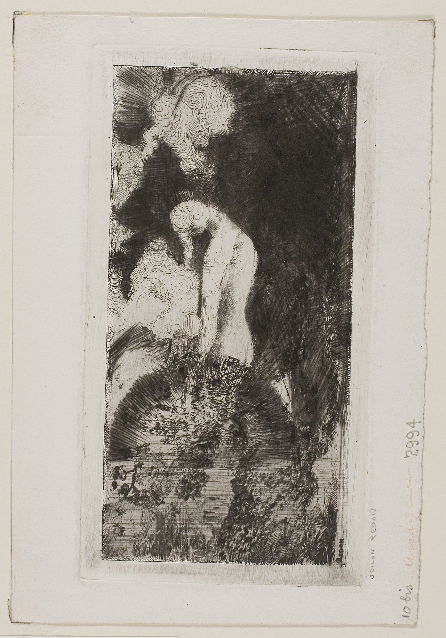 Bather -  Odilon Redon,  Poster Print Wall Art
