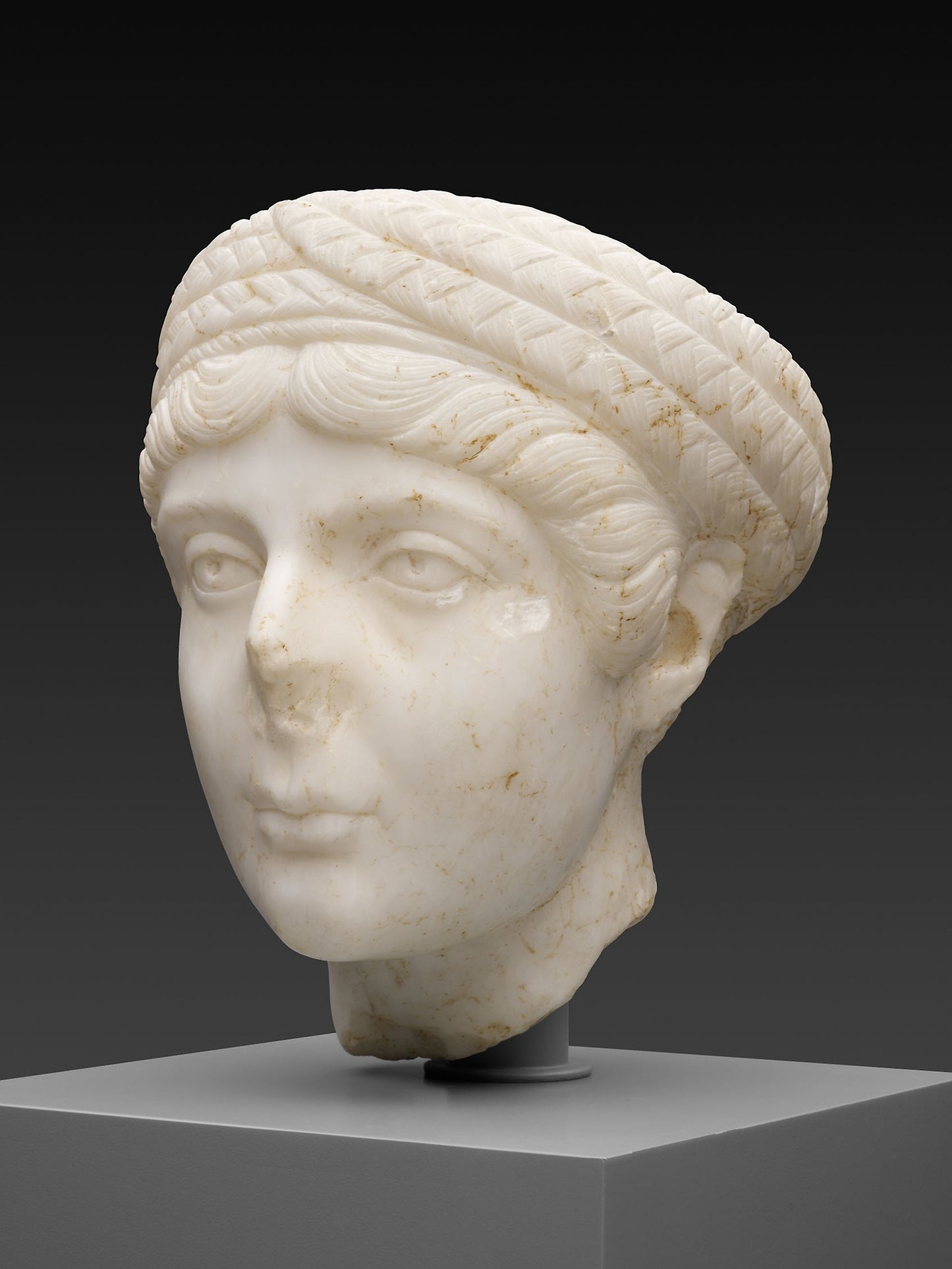 Portrait Head of a Young Woman -  Roman,  Poster Print Wall Art