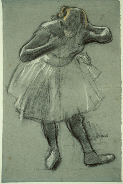 Dancer Bending Forward: Edgar Degas,16x12"(A3) Poster