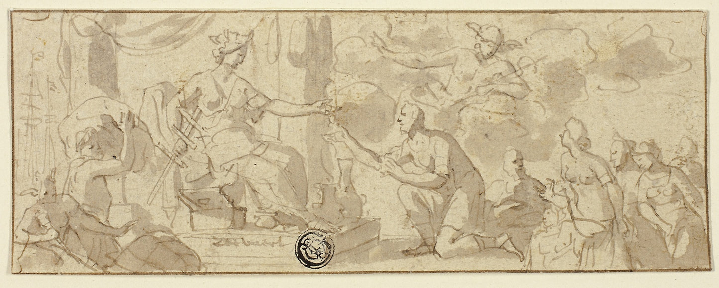 Allegory of Navigation -  Jan Luyken (Dutch, 1649-1712),  Poster Print Wall Art
