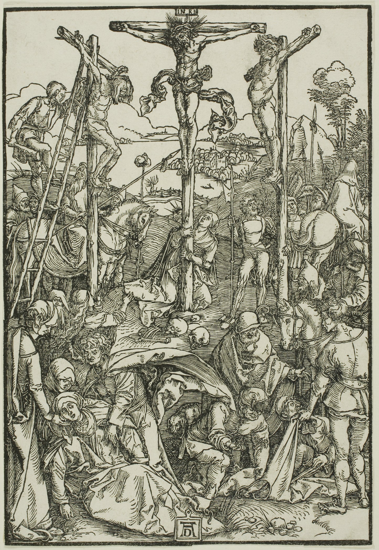 Calvary -  Albrecht Dürer,  Poster Print Wall Art
